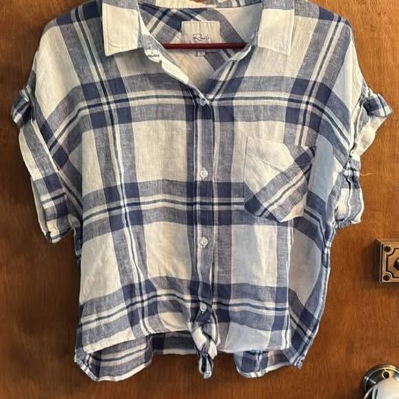 Rails Amelie Plaid Top - Picture 1 of 7